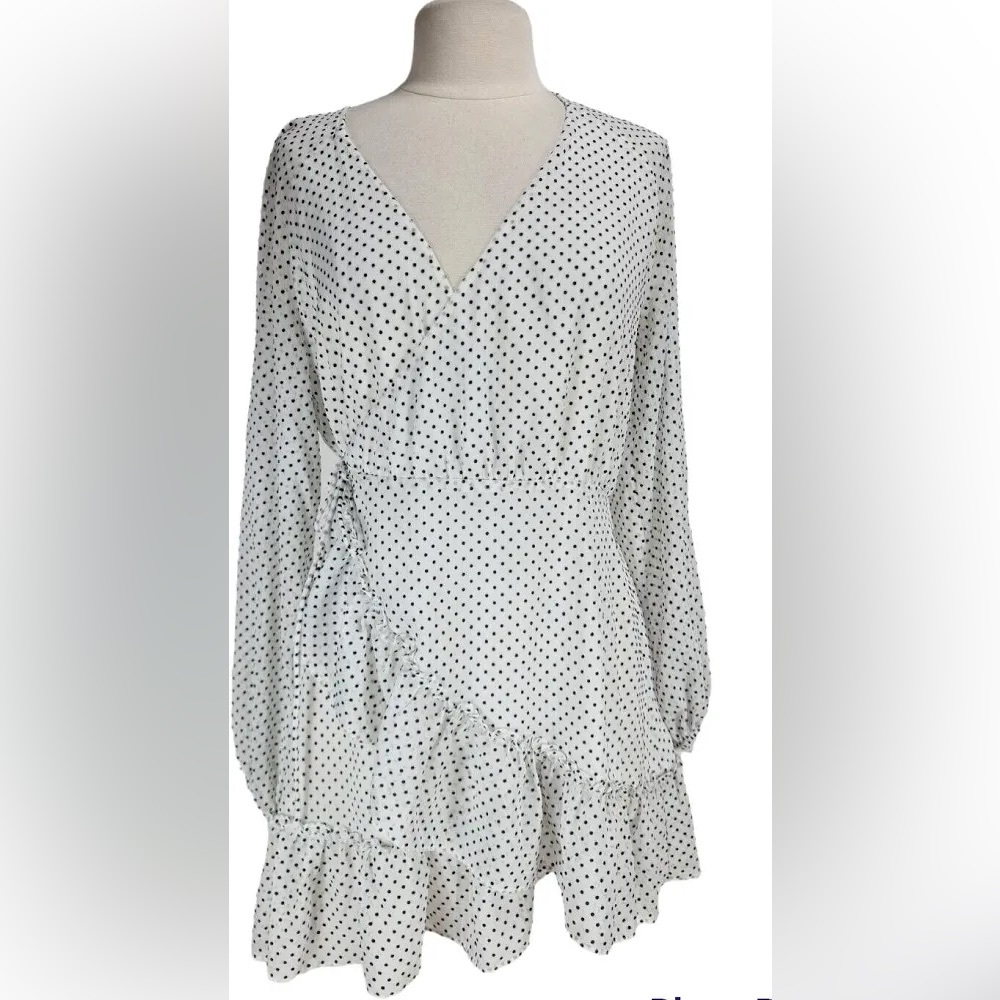 ale by Alessandra x REVOLVE polka dot long sleeve mini dress
